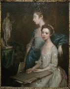 Portrait of the Artist's Daughters Thomas Gainsborough